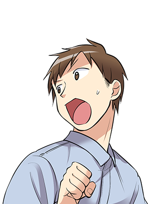 指示を出す茶髪の男性