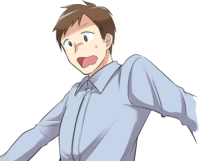 茶髪の男性